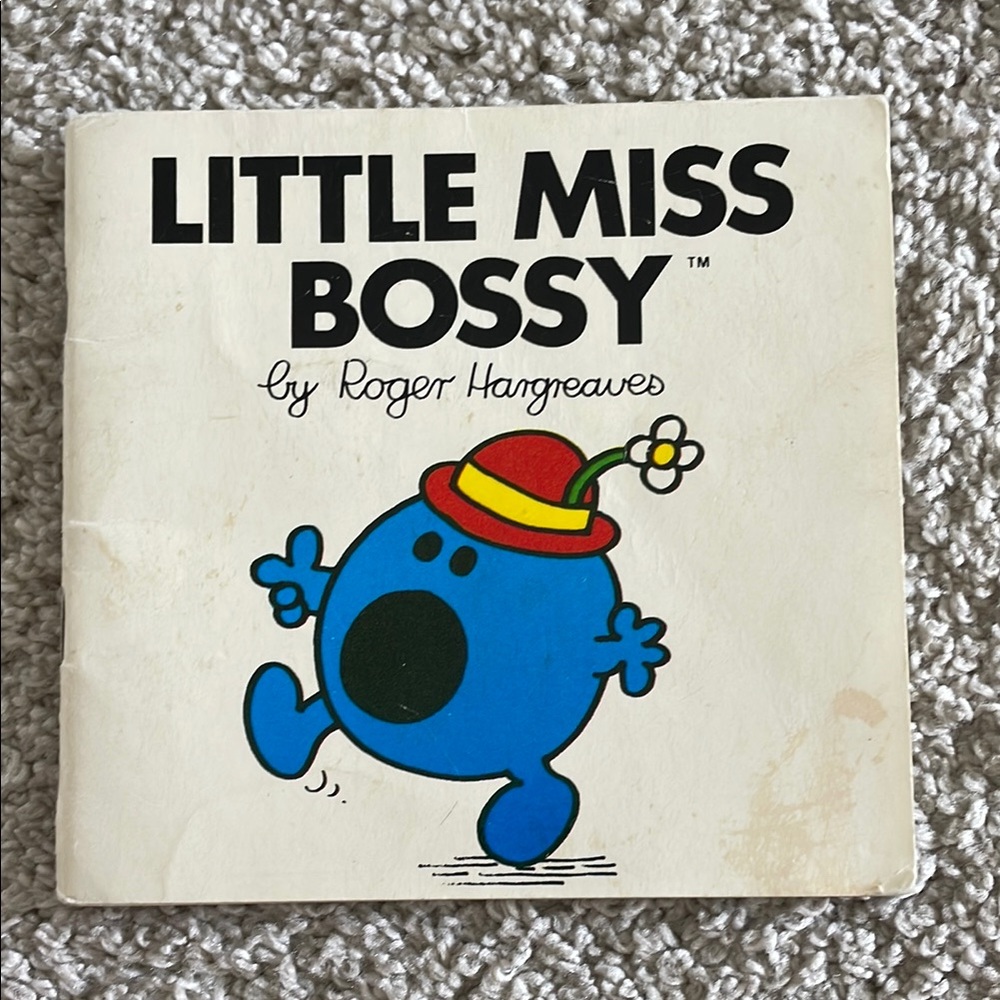 🔥 3/$25 - Little Miss Bossy Book (1981)